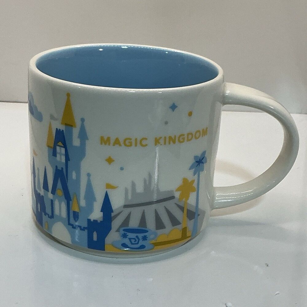 Starbucks Disney Magic Kingdom You Are Here Collection 14oz Coffee Tea Mug Cup